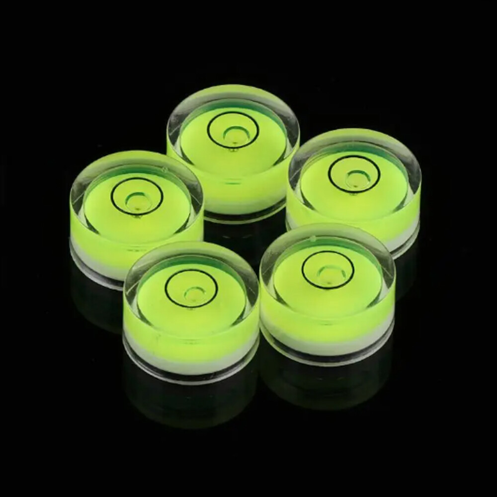 10pc Precision Circular Mini Spirit Level Set Meter Bubble Horizontal Ruler Tool