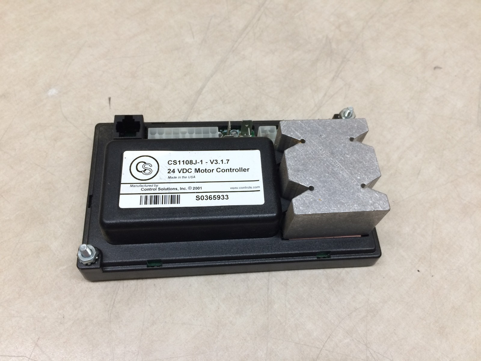 Control Solutions CS1108J-1-V3.1.7 24VDC Motor Controller