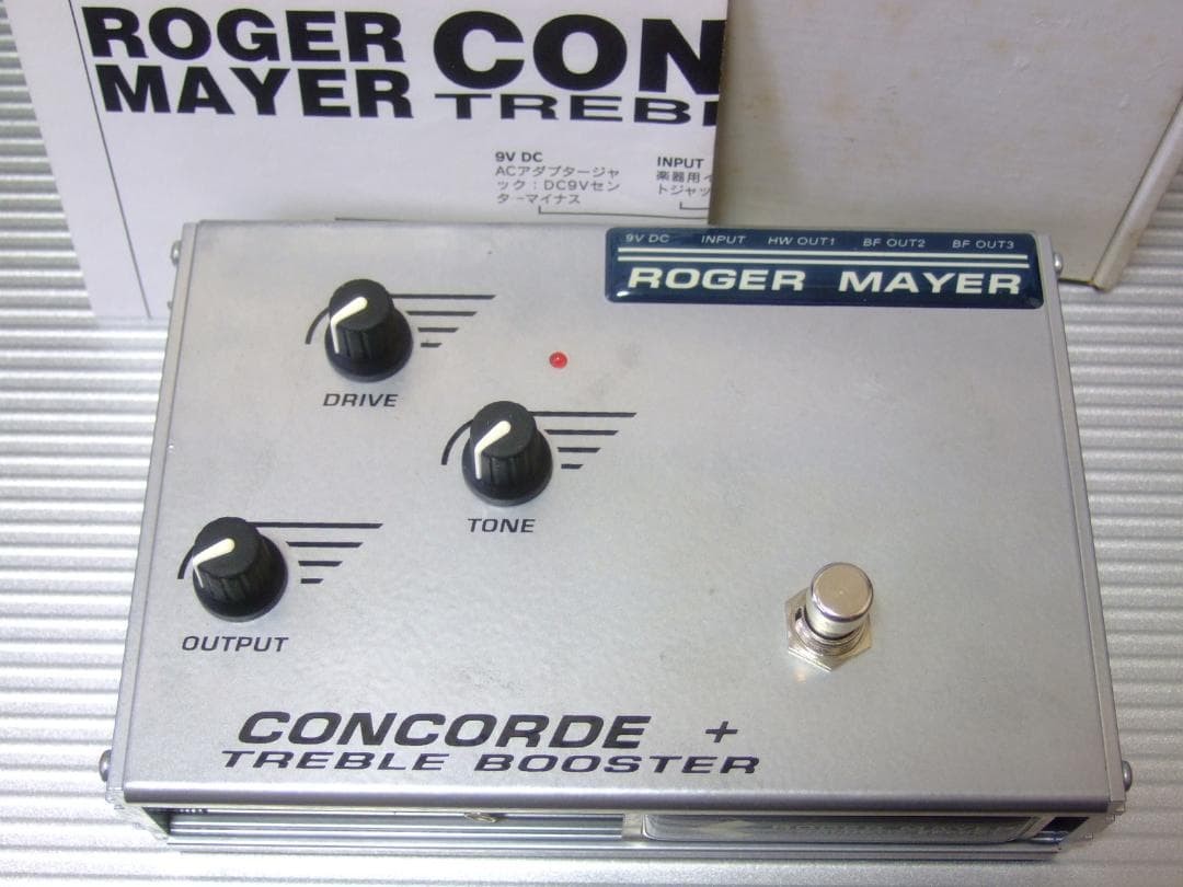 Roger Mayer CONCORDE+ Treble Booster Good condition