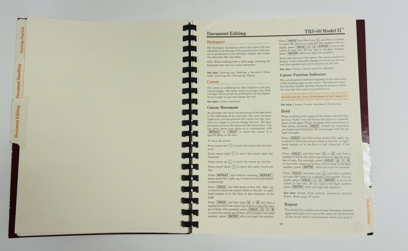 Radio Shack Model II Scripsit 2.0 Reference Manual