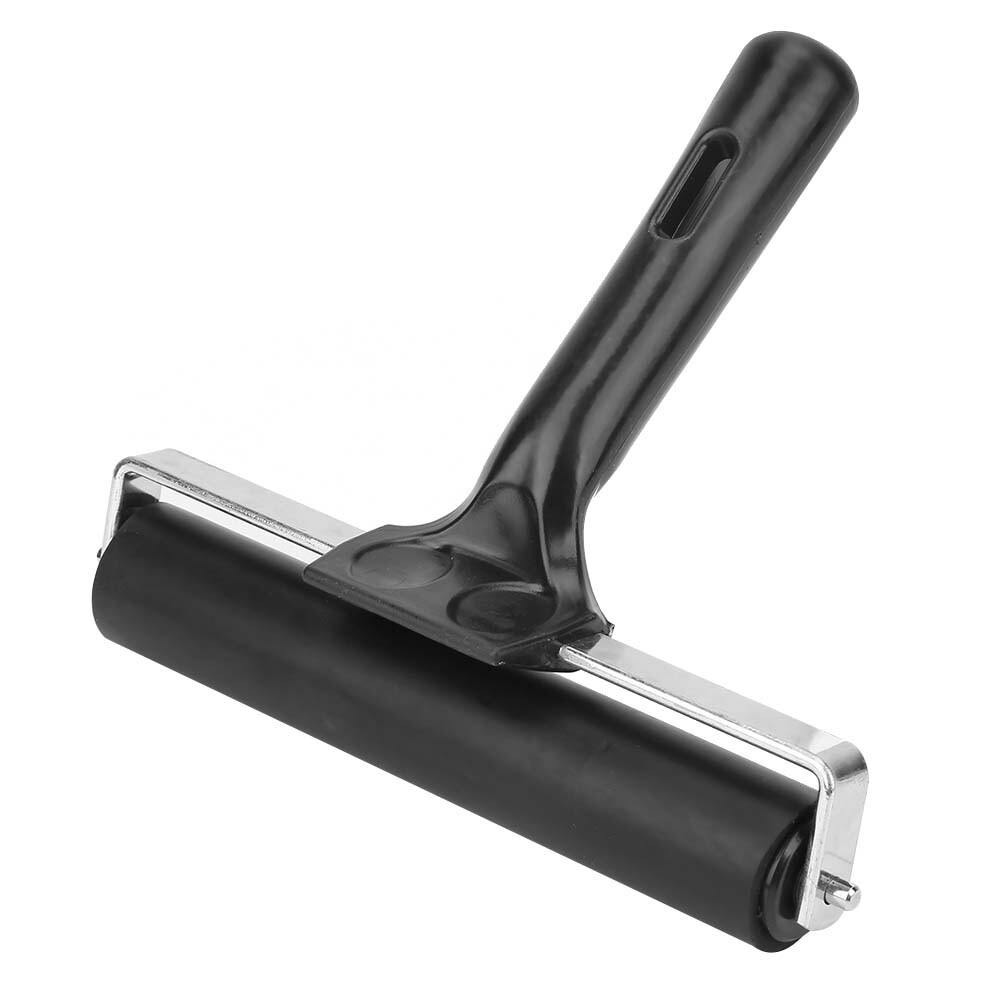 Rubber Brayer Roller Art Ink Painting Printmaking Roller Stamping Tool 15 Cm♡