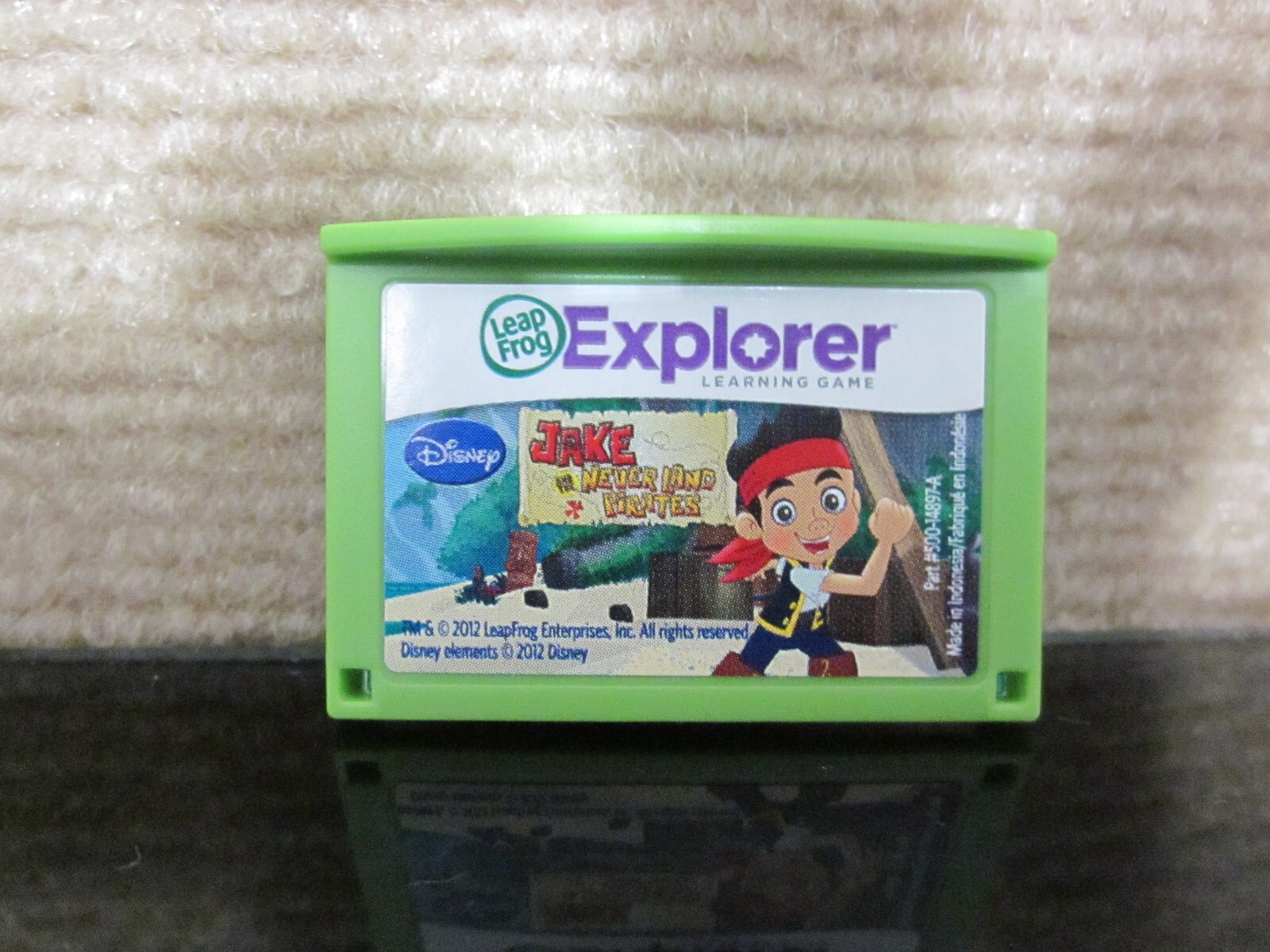 Leapfrog Explorer Jake and the Never Land Pirates Game Cartridge Leap Pad 1 2 3