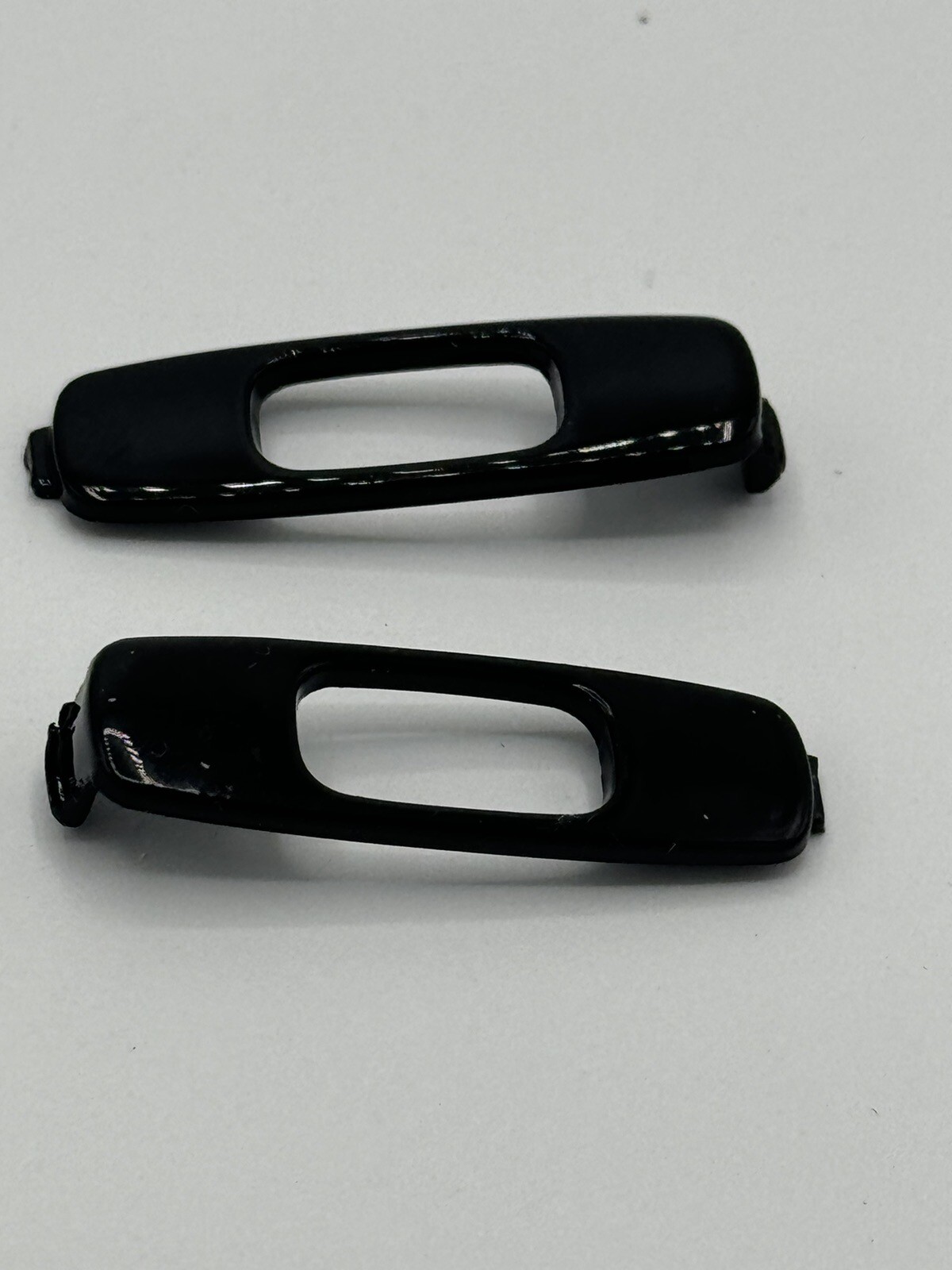 OAKLEY BATWOLF SUNGLASSES REPLACEMENT POLISHED BLACK ICON SIDE LOGO SQUARE PAIR
