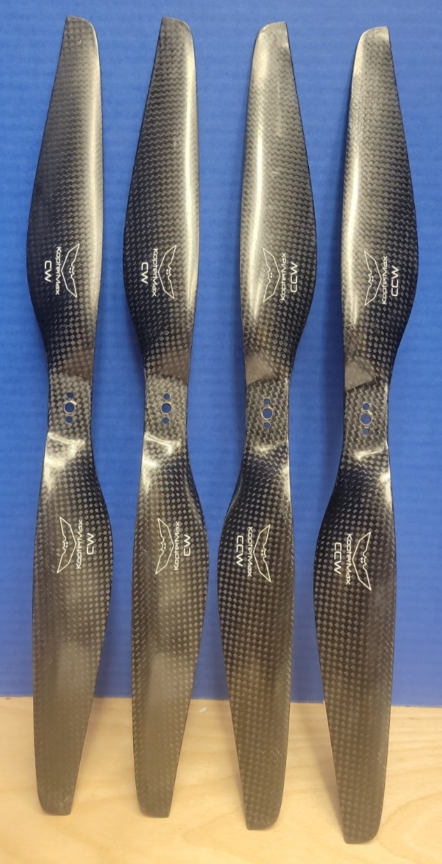 KopterMax Carbon Fiber propellers for DJI Inspire 1/Matrice 100 drone props