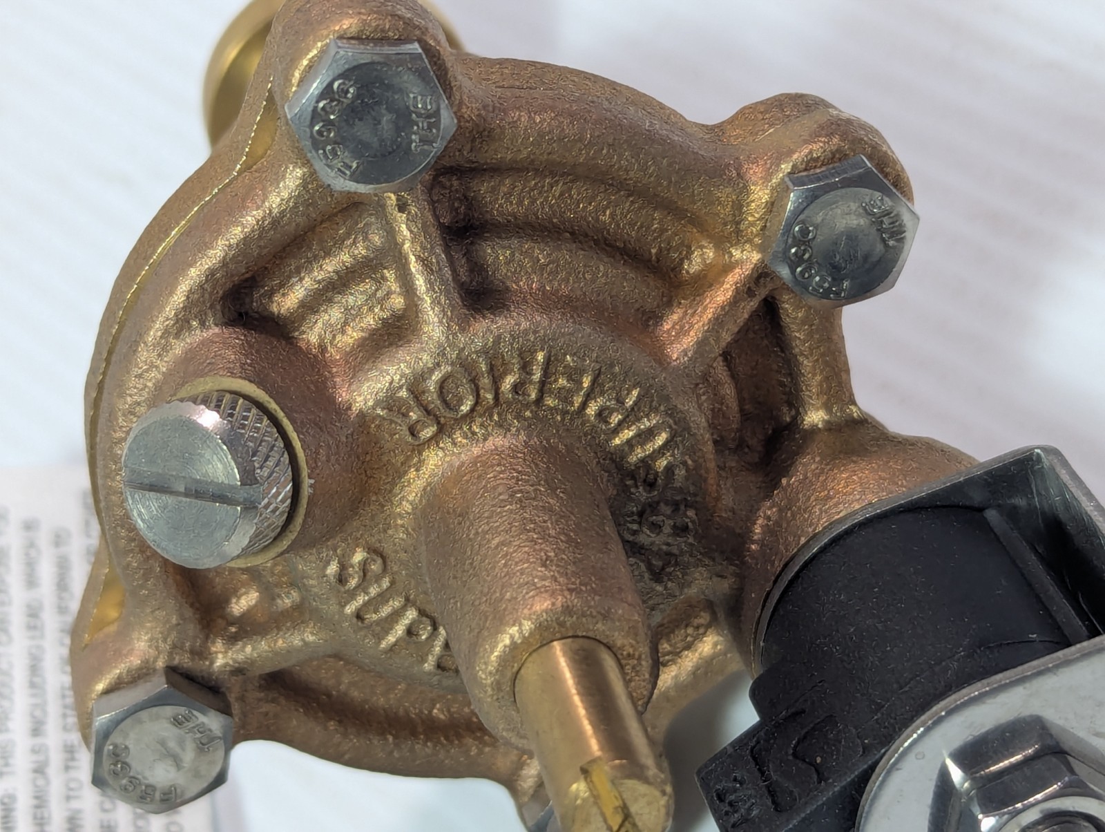 Buckner Superior 3/4" Brass Mini Adaptor Model 2000075