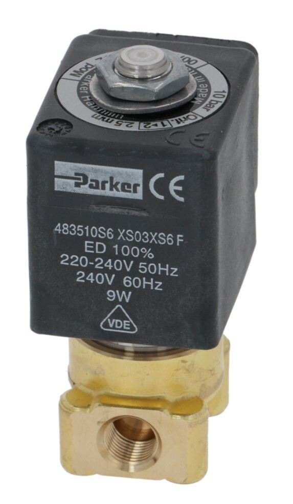 PARKER 7121ZBG1LV00 240V 2 WAY SOLENOID VALVE COIL483510 9W 50/60Hz COFFEE MAKER