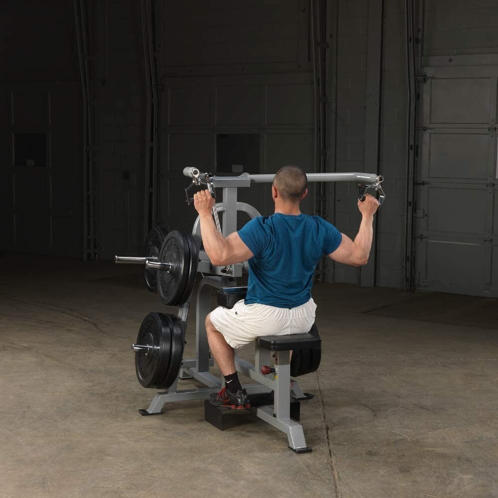 Body-Solid Leverage Lat Pulldown Plate Loaded Pro Clubline Commercial LVLA