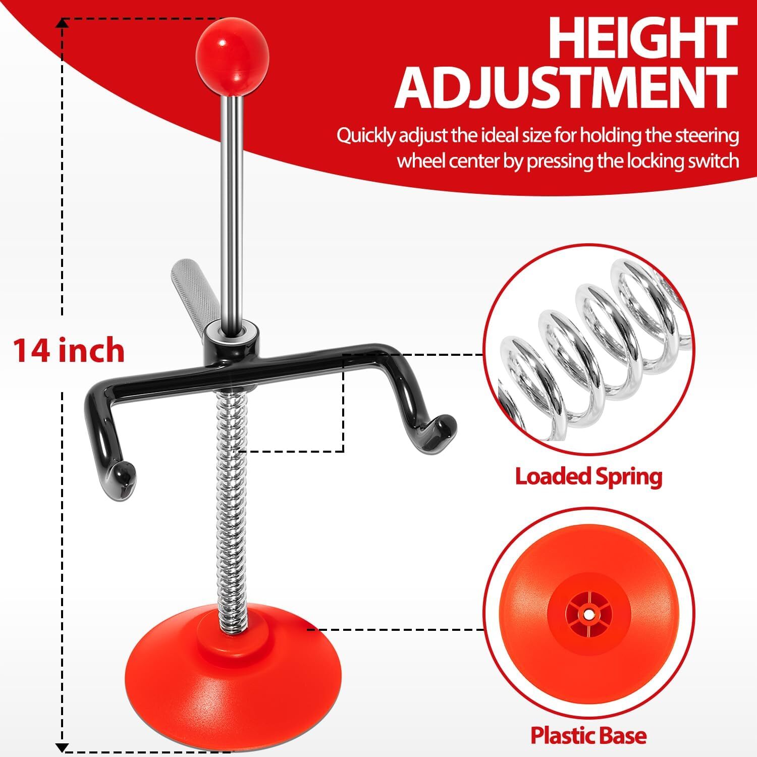 14'' Car Alignment Rack Steering Wheel Leveling Holder Stand Alignment Tool