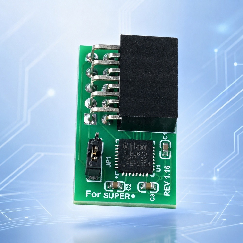 TPM 2.0 Security Module for For spi 10 Pin Interface Motherboard Compatible
