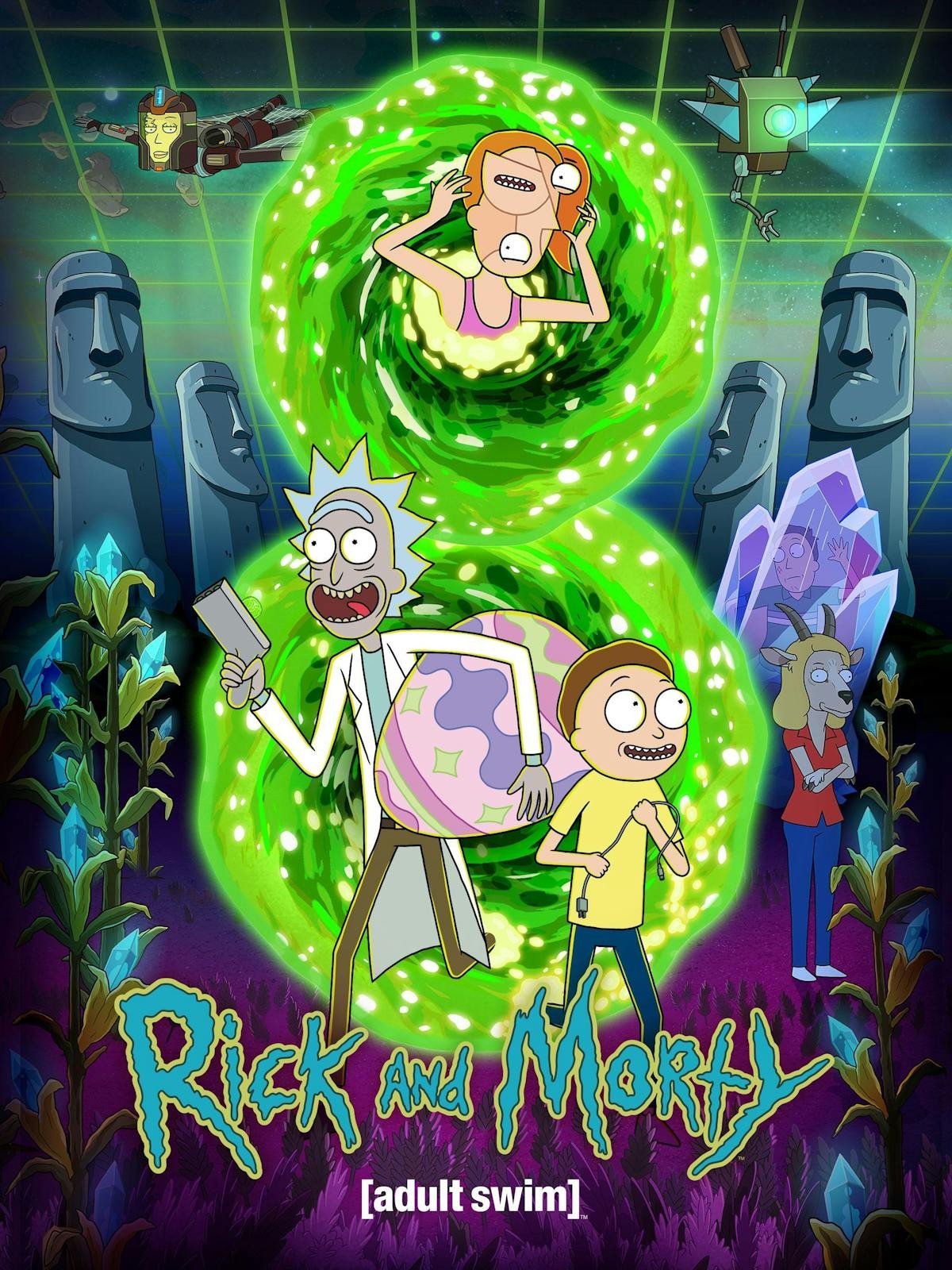 Rick and Morty The Complete Eighth Season Blu-ray NEW
