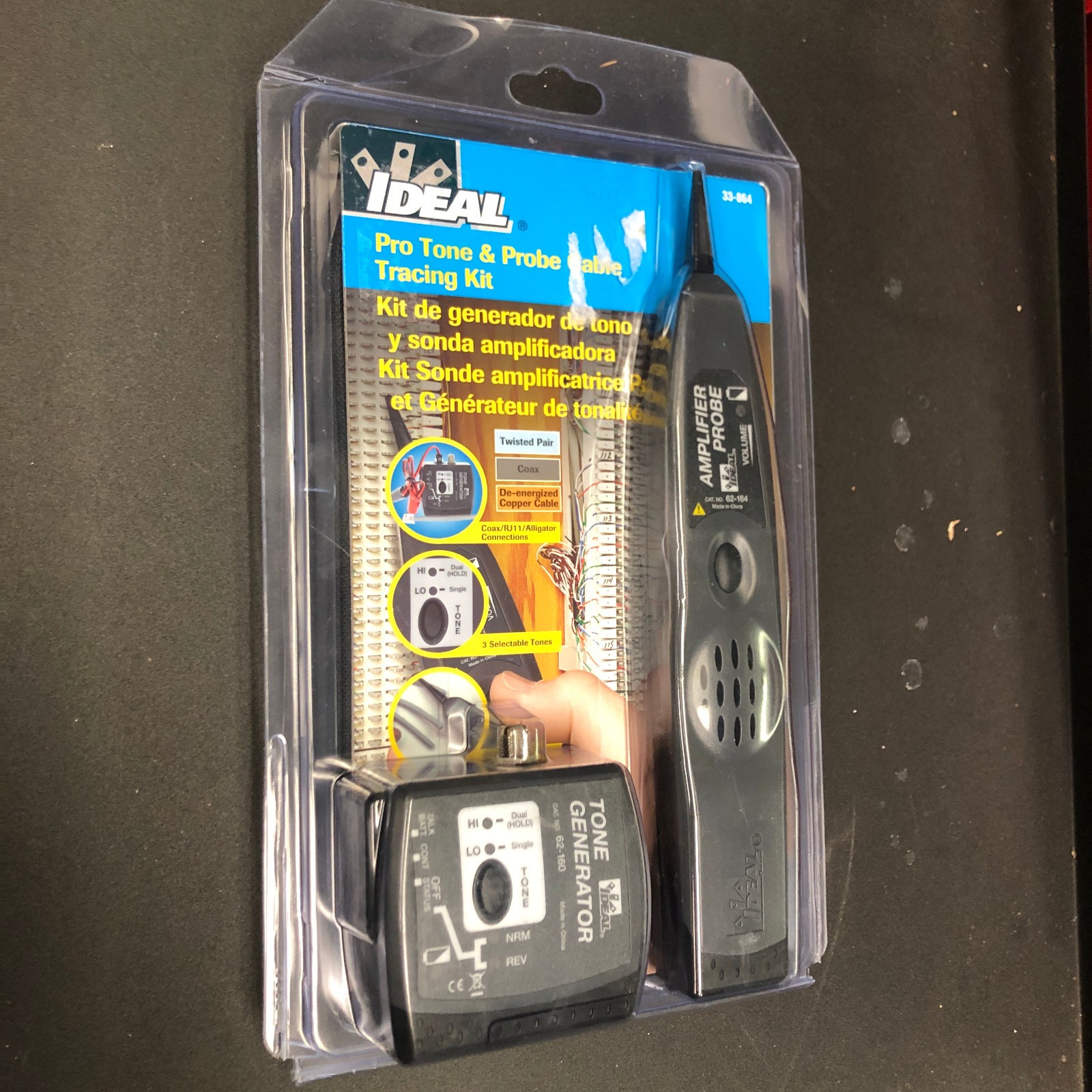 Ideal 33-864 Pro Tone and Probe Cable Tracing Kit (New model)