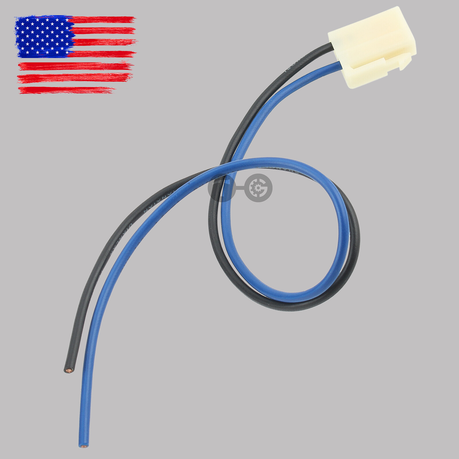 Universal Electric Cooling Fan 2 Terminal Pigtail Plug Wire Harness Connector ne
