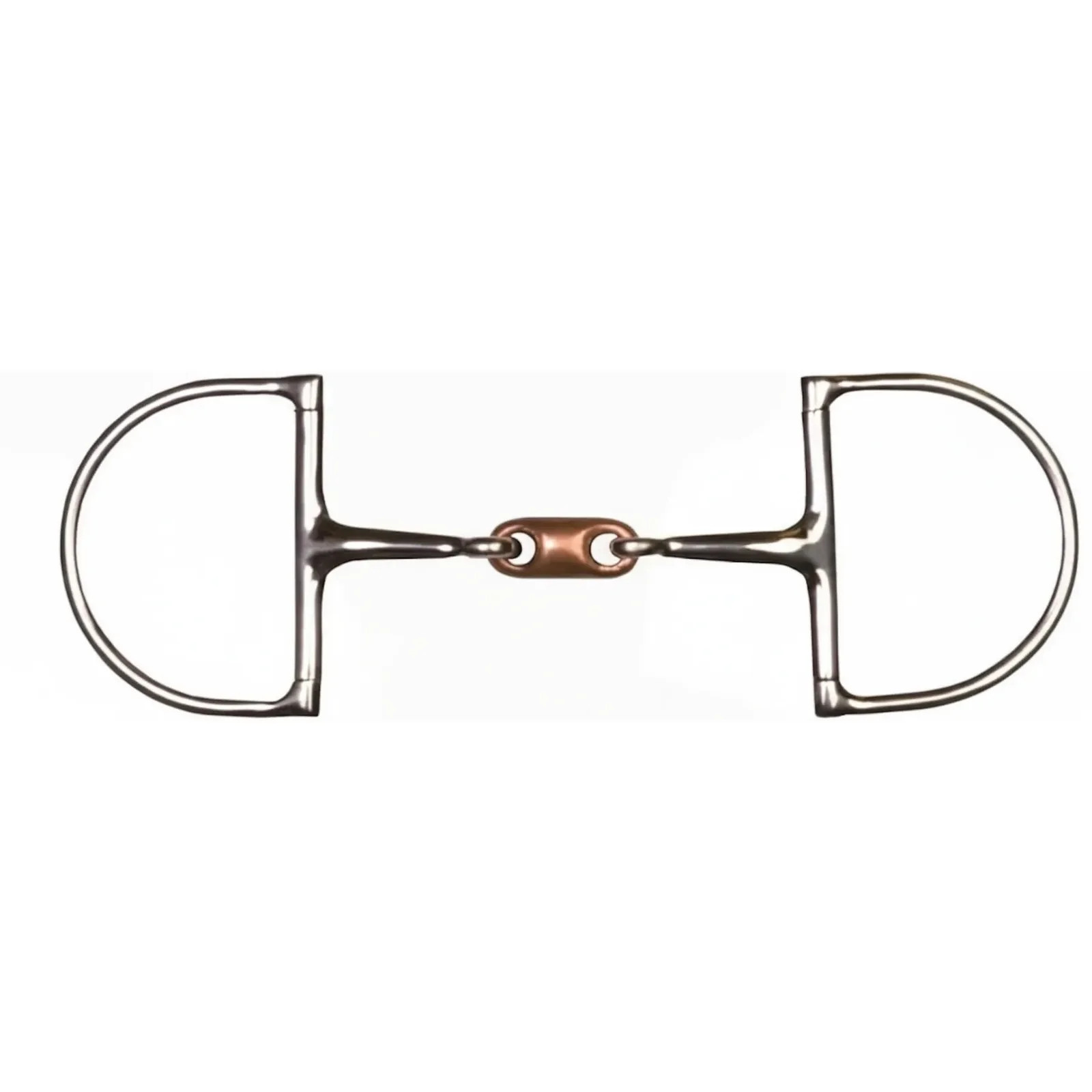 Shires Hunter Dee Horse Bit with Copper Lozenge - Stainless Steel & Copper