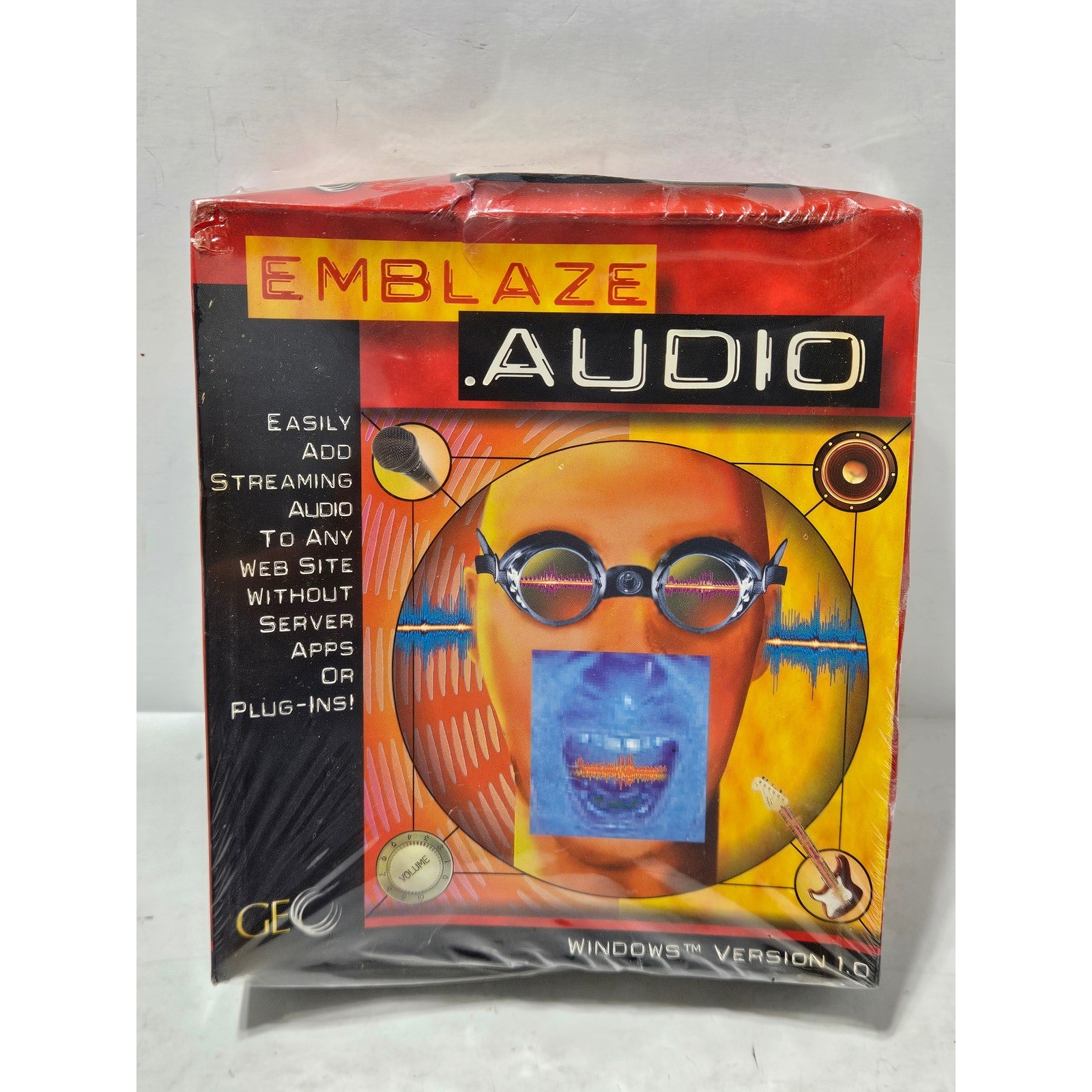 Emblaze Audio Windows Version 1.0 GEO Interactive Media Group Vintage Software