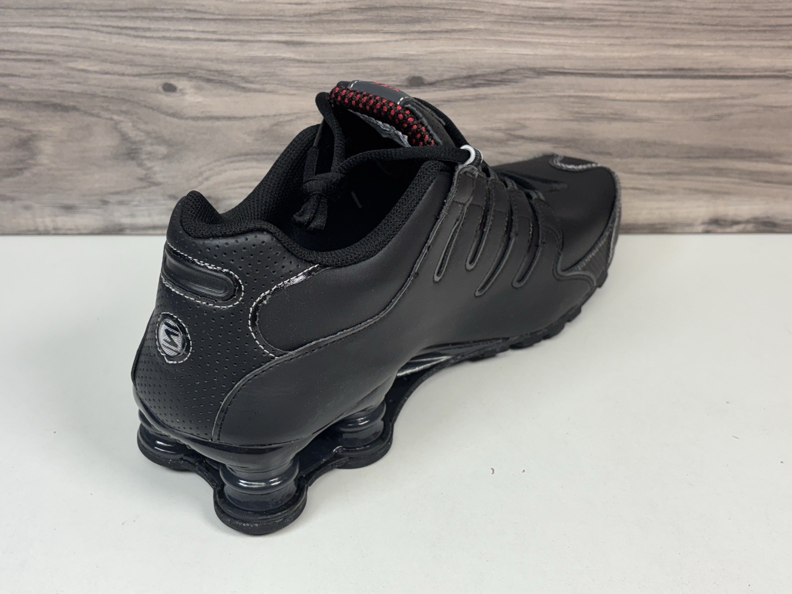Men's Nike Shox NZ "Black Varsity Red" | Multiple Sizes 378341 017 | No Lid