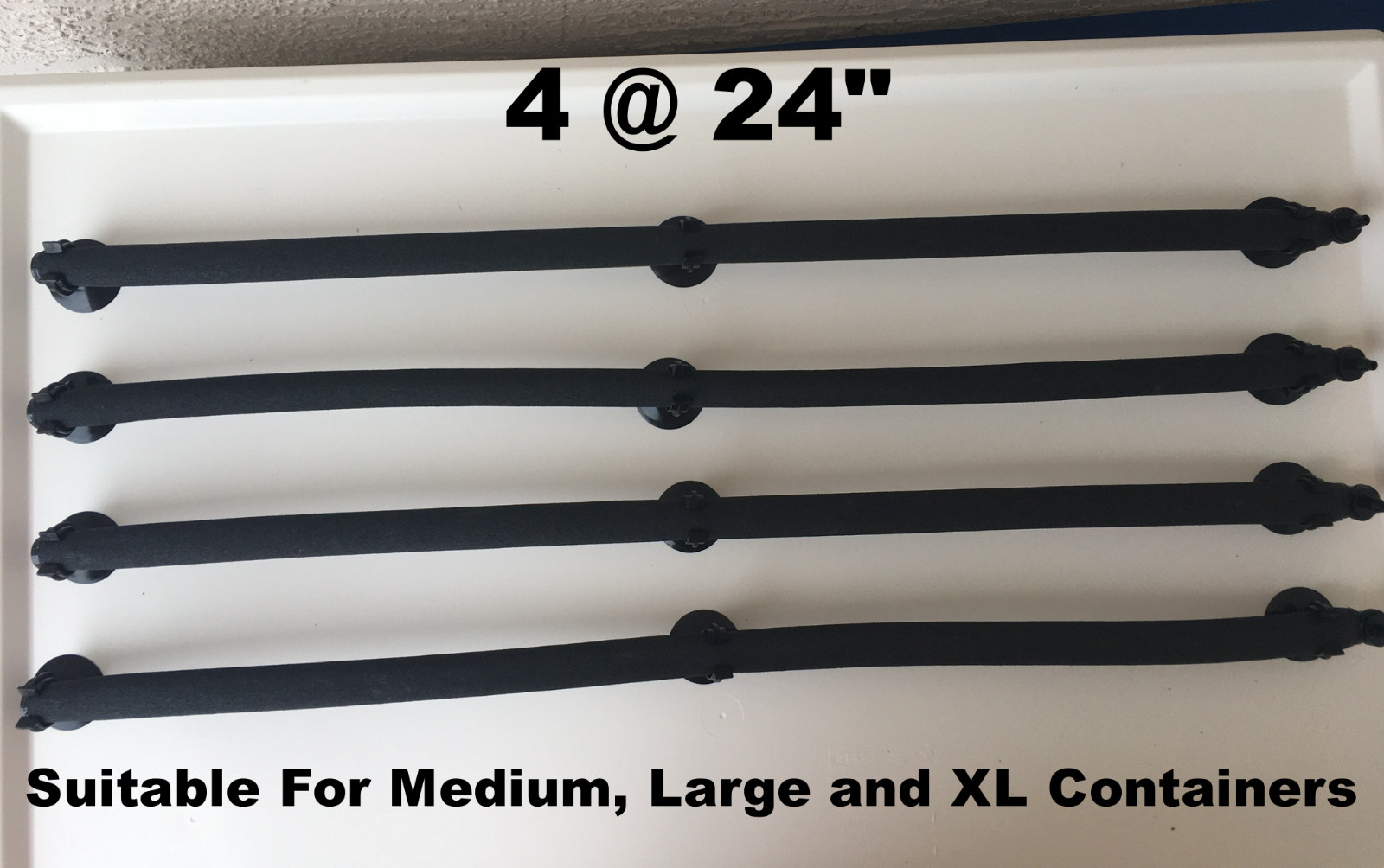 4 - 24" MEGA AIR MICRO BUBBLE AIR DIFFUSER Air Stone/ Aerator For Hydroponic