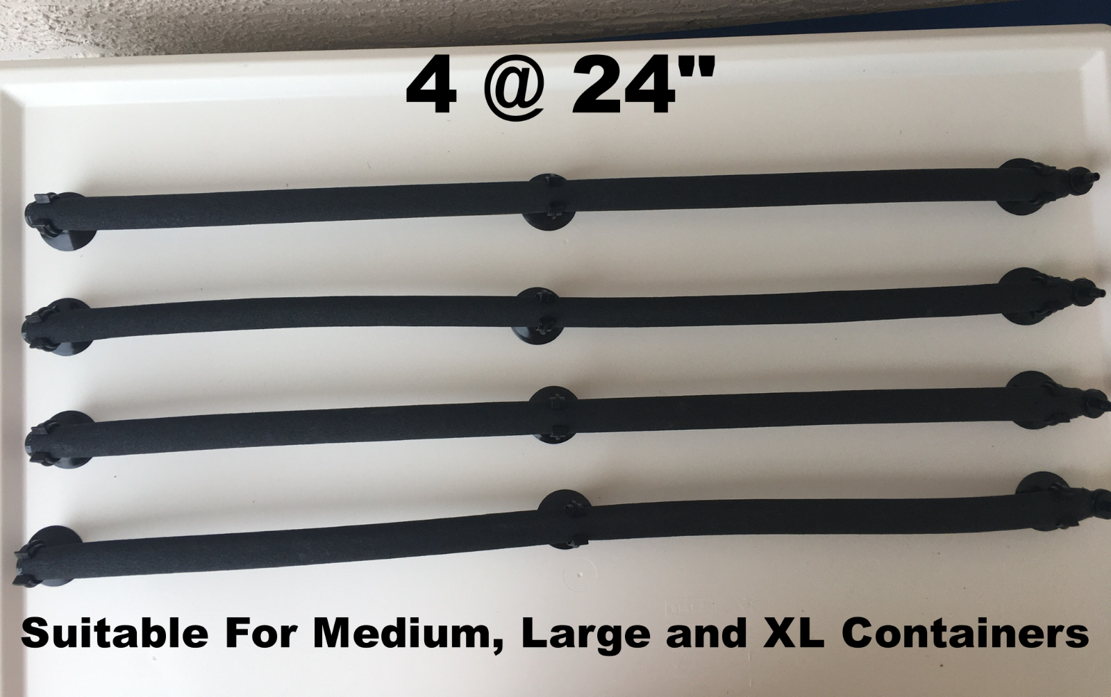 4 - 24" MEGA AIR MICRO BUBBLE AIR DIFFUSER Air Stone/ Aerator For Hydroponic