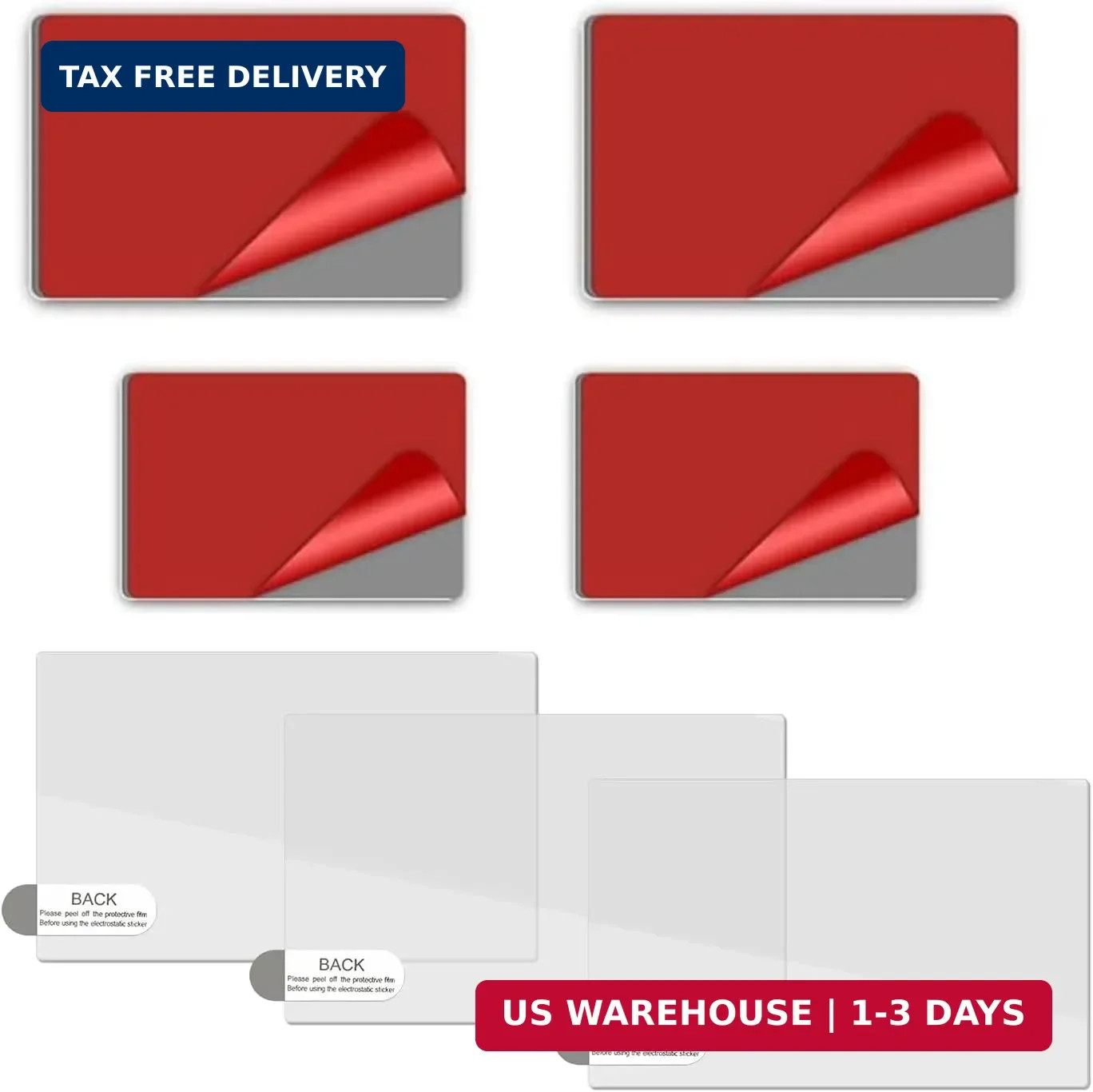 PAPAGO Car Windshield Double-Sided Sticker Customizable Adhesive Pads and Car Wi