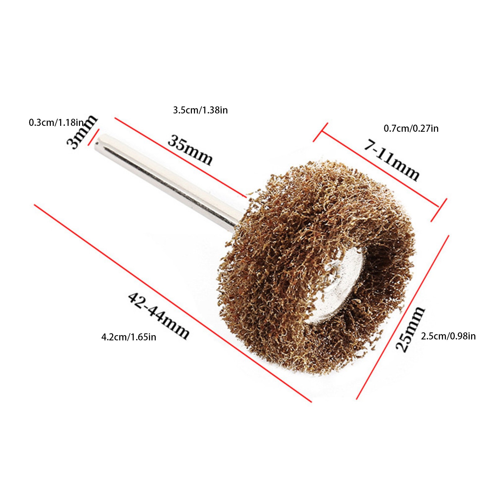 80Pcs Mini Abrasive Buff Wheel Grinding Polishing Shank Craft Bits Rotary Tool r