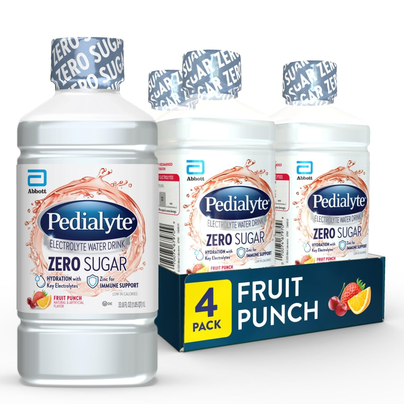Pedialyte Electrolyte Water with Zero Sugar | Hydration with Key Electrolytes |