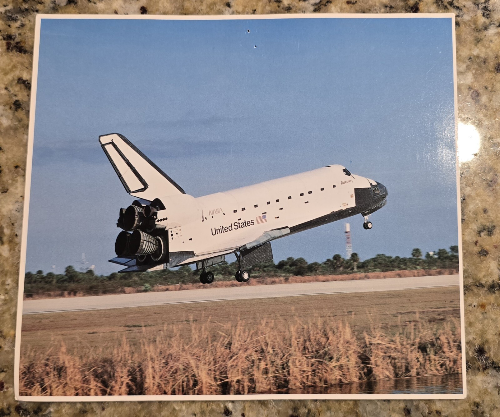 3 - NASA Crew Of Space, Shuttle Launch Challenger Photo 8x10 Mission 51-L USAFA