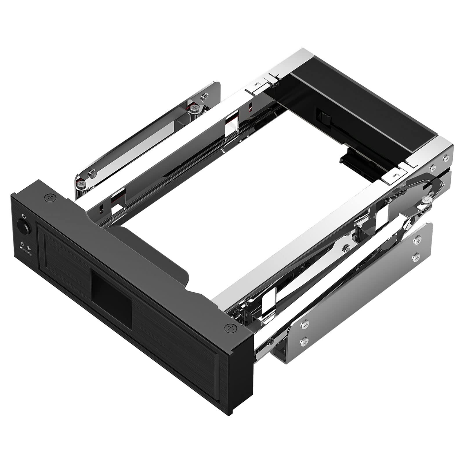 ORICO 5.25 Trayless Hot Swap Mobile Rack CD-ROM 3.5 inch inch, Black