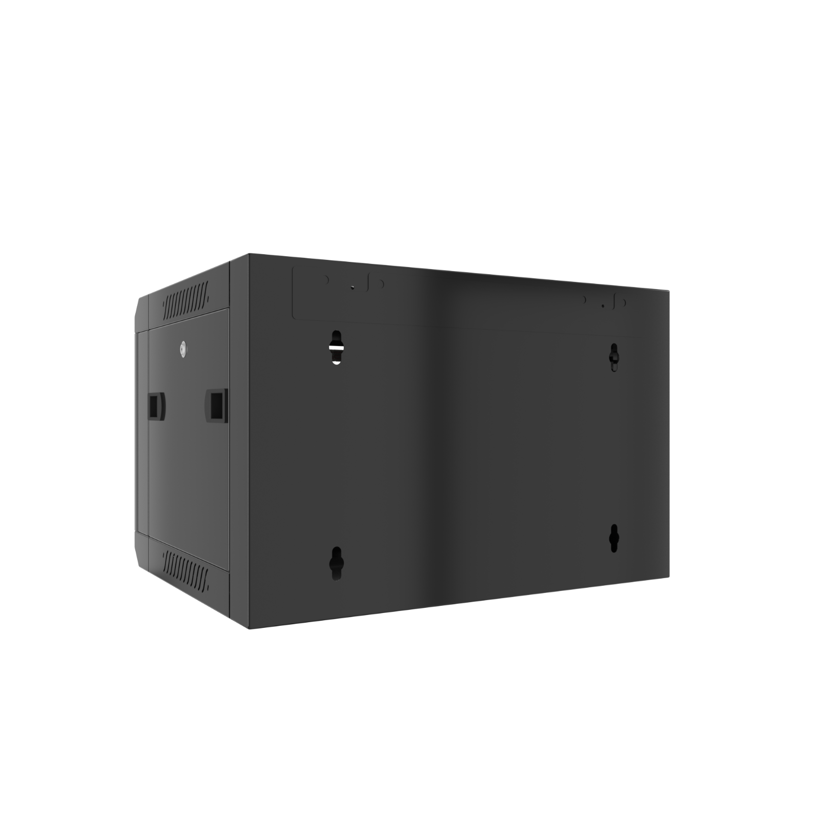 6U Wall Mount Server Cabinet Locking Networking Enclosure Data Rack Glass Door