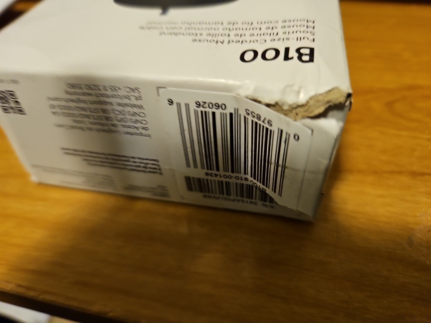 Logitech B100 (910-001439) Optical USB Mouse