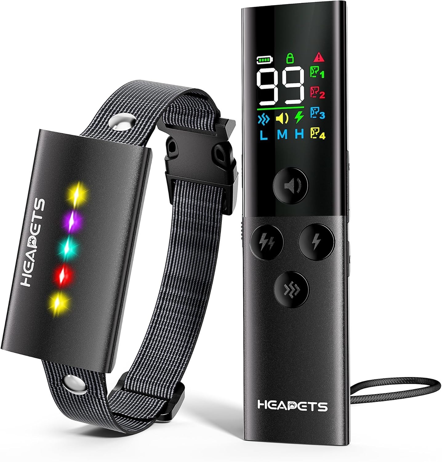 Collar de adiestramiento electrico para perro con control remoto 1600FT