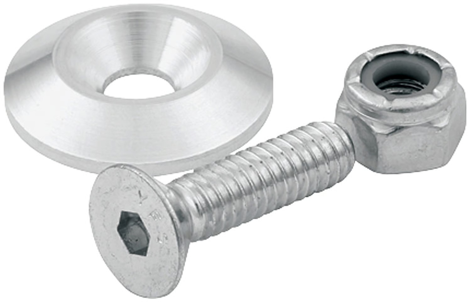 Allstar Performance ALL18634 Countersunk Bolt Kit - 1/4-20 in Thread - 1.000 in