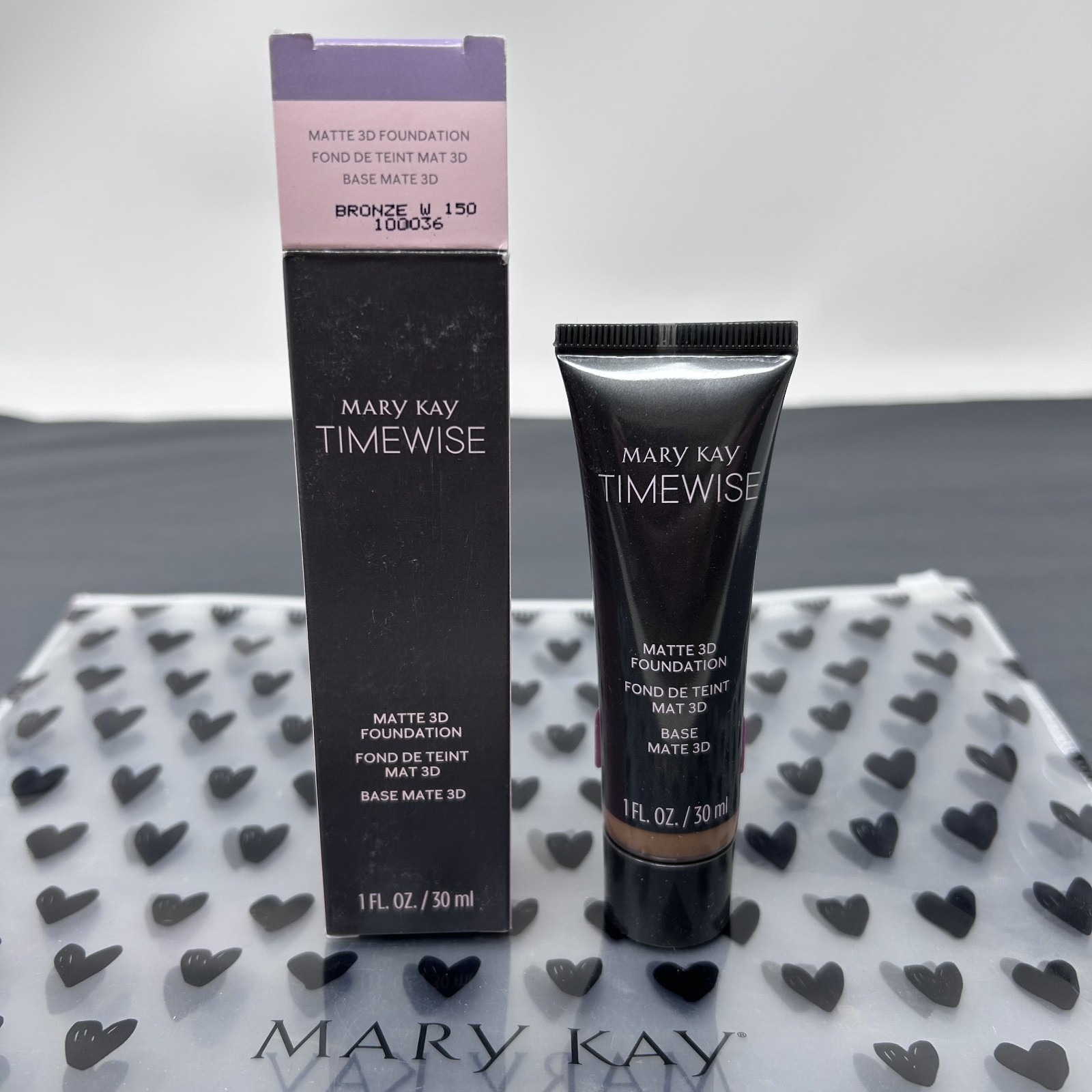 Mary Kay Timewise Matte 3D Foundation Bronze W 150 1 oz Base Matte 3D Brand New