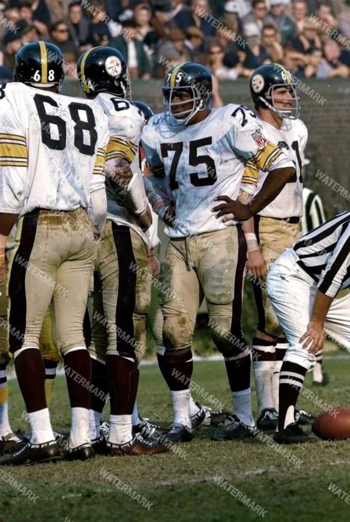 GW499 Mean Joe Greene Pittsburgh Steelers  8x10 11x14 16x20 Colorized Photo