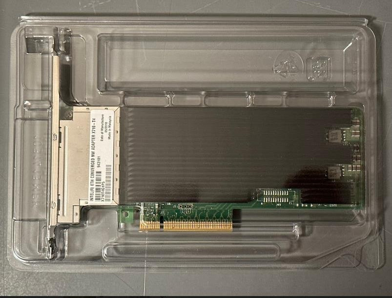 🔥🔥🔥 X710-T4 INTEL X710 Quad Port 10GbE Base-T PCIe Adapter X710T4G1P5 🔥🔥🔥