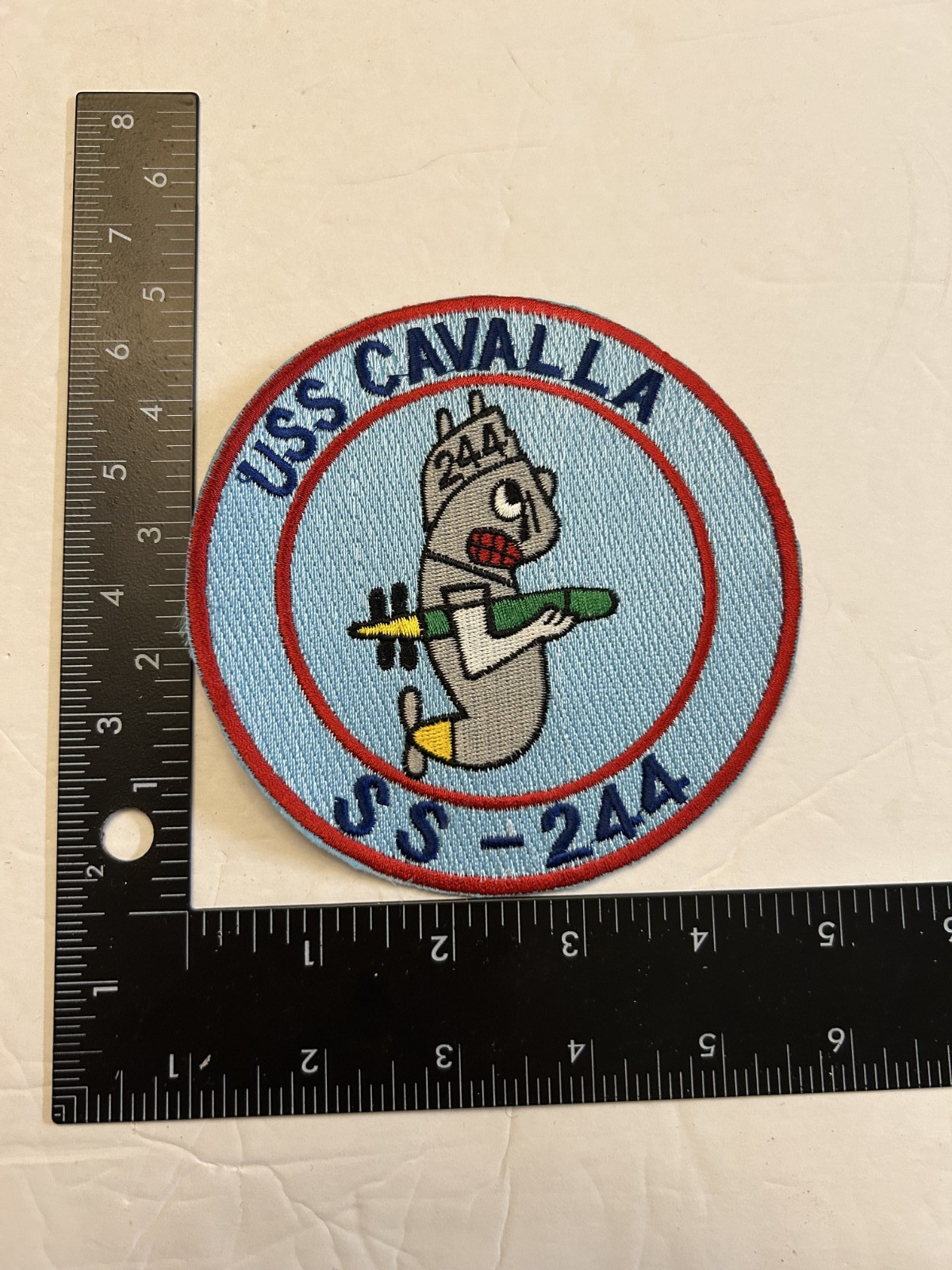 MH929 Repro US Navy Vietnam War Unit Patch Submarine USS Cavalla SS-244 IR29D