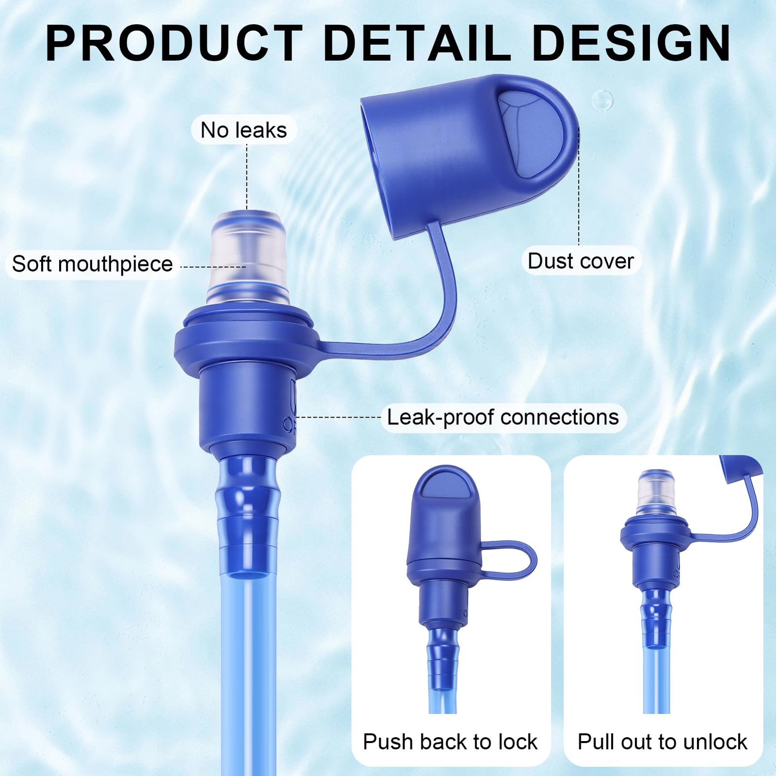 3L Bladder Replacement Compatible with Camelbak Backpack,Water Bladder for Hi...