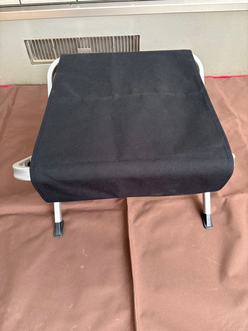 Snow Peak LV-103BR Ottoman Brown w/ Cover Camping Footrest Discontinued Used