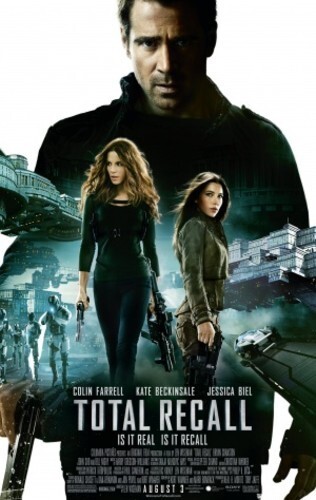 Total Recall 2012 mini movie poster (Kate Beckinsale Jessica Biel Colin Farrell)