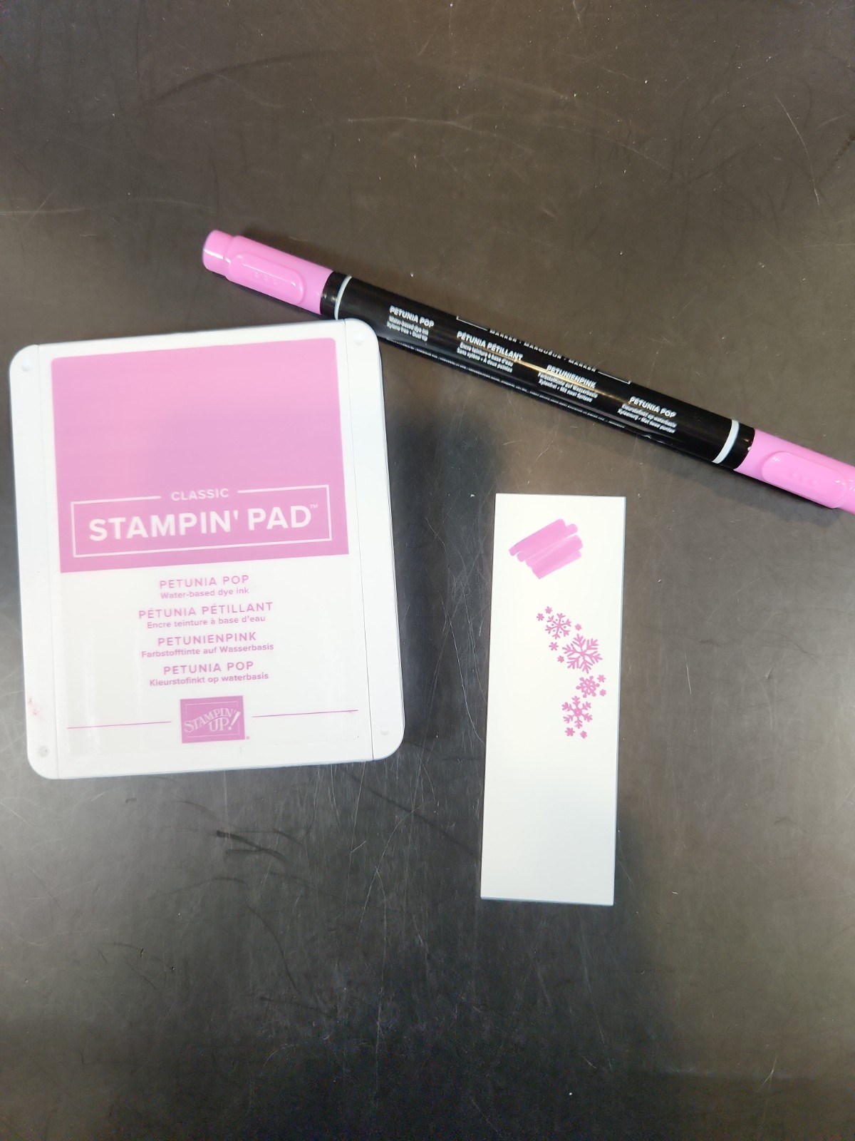 Stampin' Up! Petunia Pop ink pad and marker