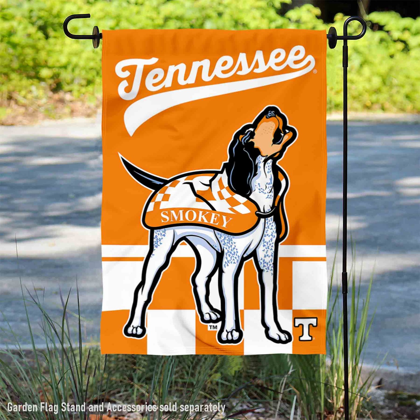 Tennessee Volunteers Mascot Vols Smokey Garden Flag and Yard Banner