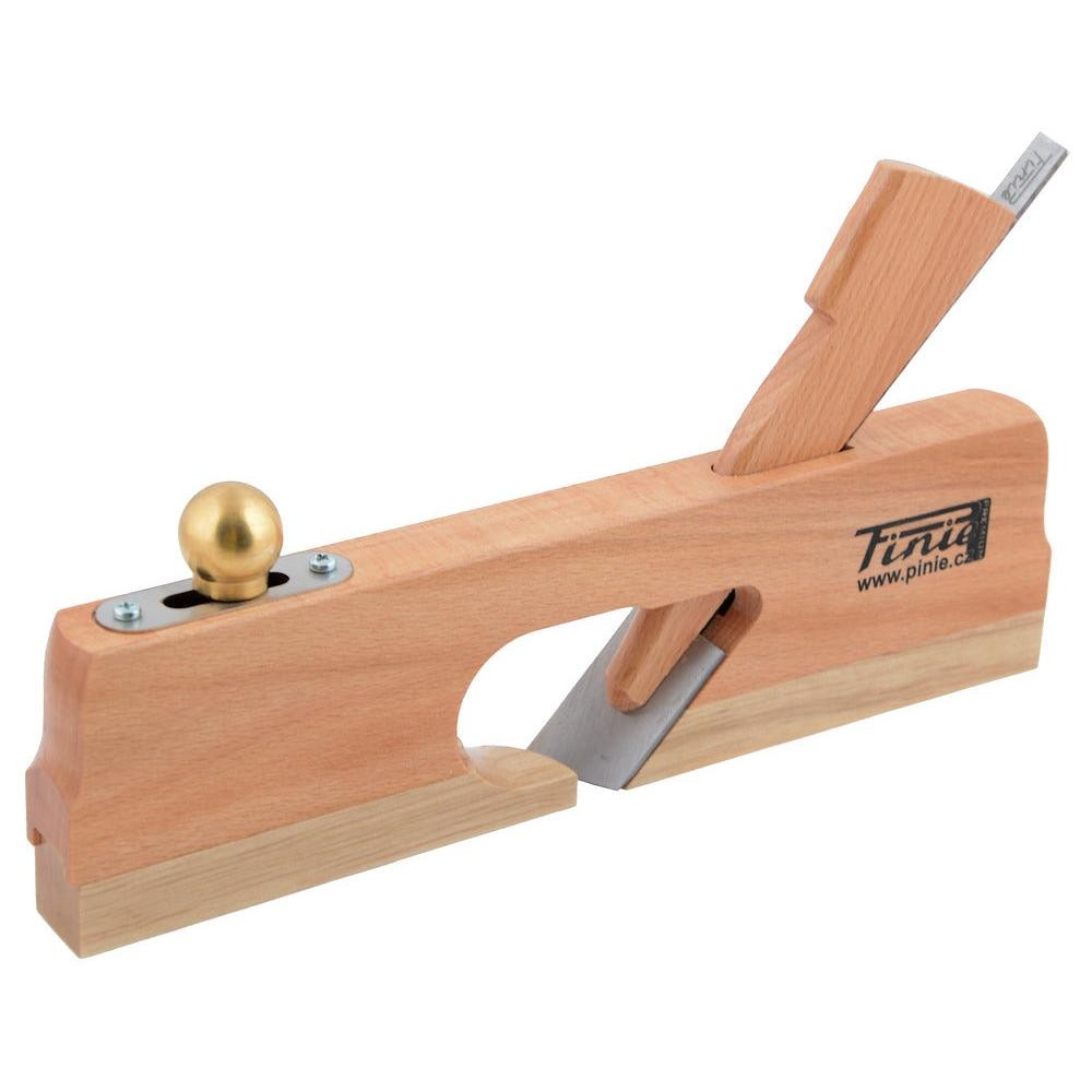 Pinie Premium Skew Rabbet Plane with Beech Body, Hornbeam Sole, and Adjustable M