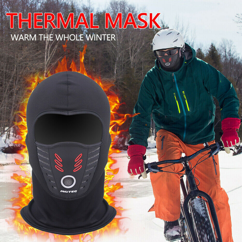 Tactical Balaclava Full Face Mask Winter Windproof Fleece Motorcycle Hood Hat