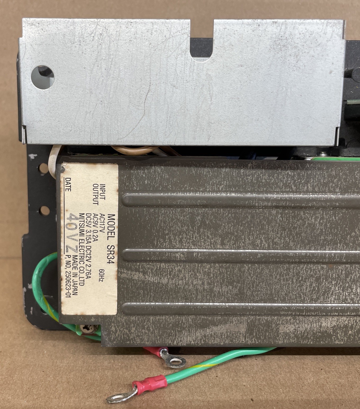Heatsink Commodore SX-64 + component Connector MDK 43V-0PCB | UNTESTED