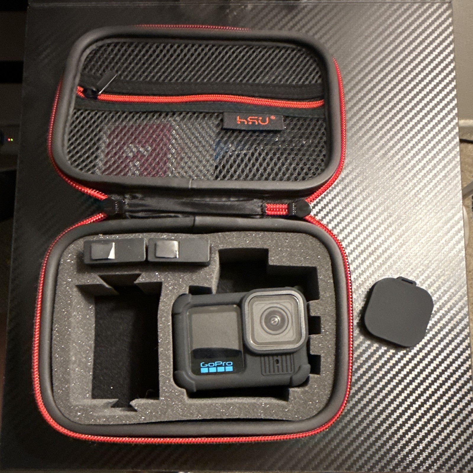 GoPro Hero 13 Waterproof Action Camera Bundle w/ Case, 2 Batteries