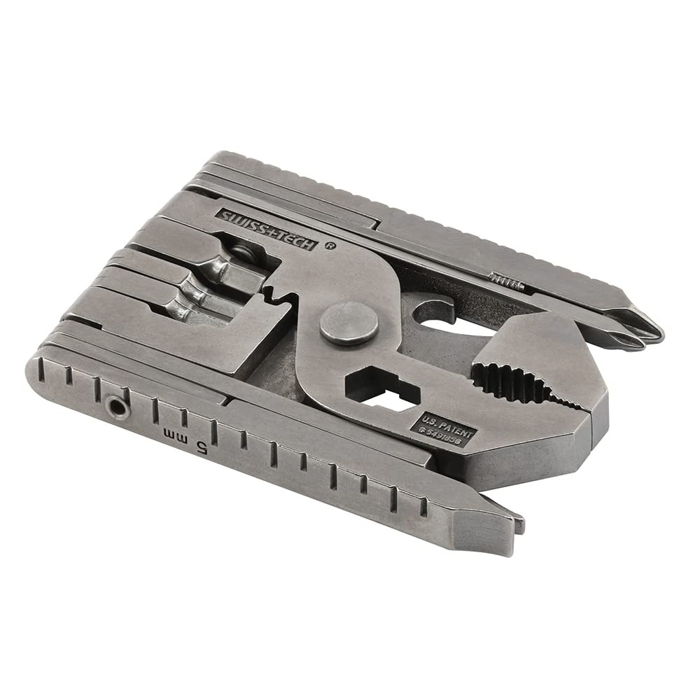 SWISS+TECH ST53130 Pocket Multi-Tool Kit (22-in-1) Tool with Wrenches, Allen ...