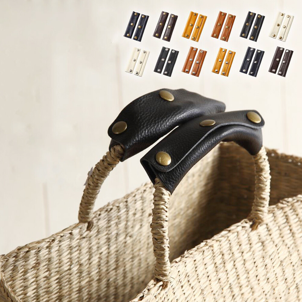 1 Pair Luggage Bag Handle Wrap PU for Travel Bag Grip Cover Protectors 13*9cm