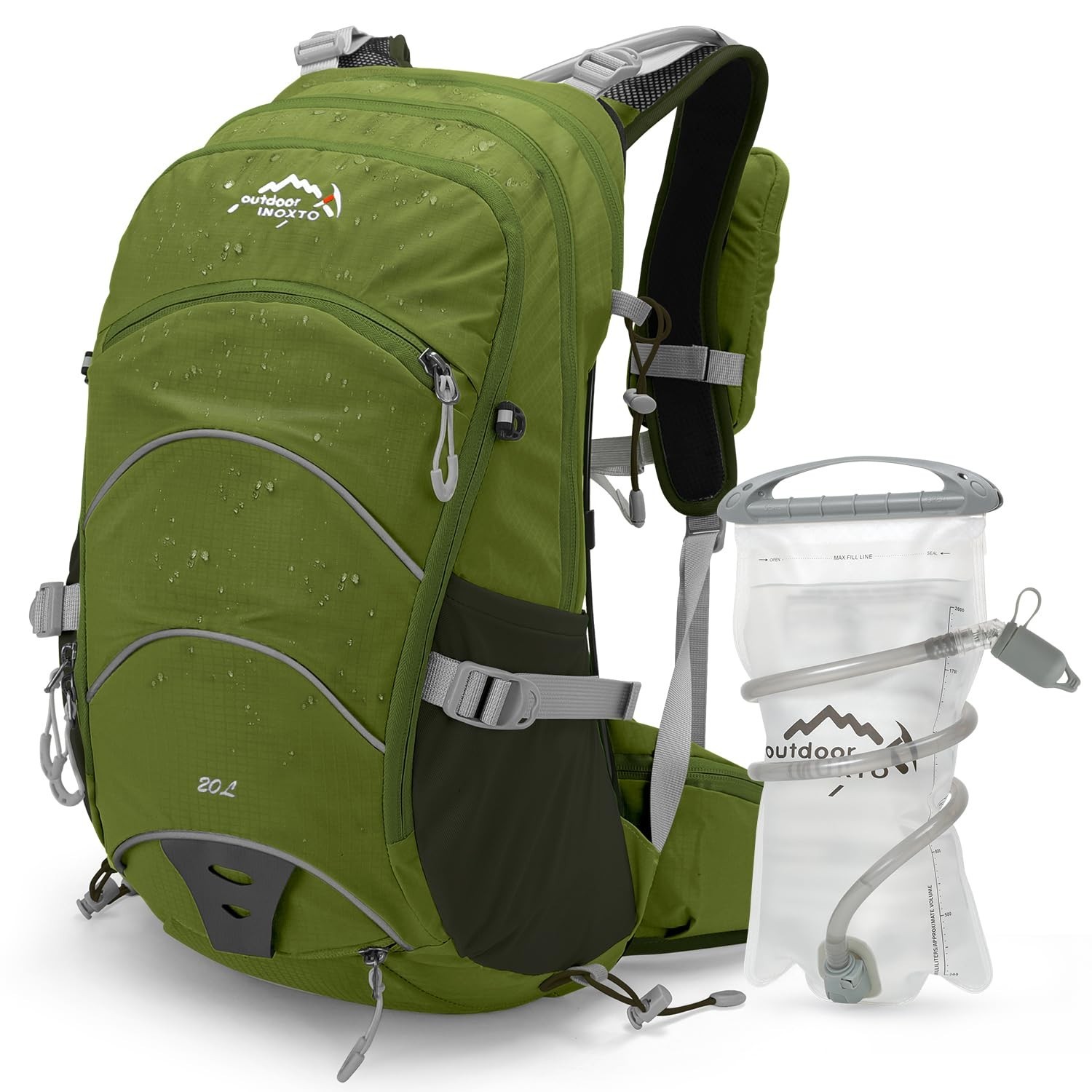 IX INOXTO 20L Hydration Backpack, Waterproof Hiking Internal Frame Backpacks ...