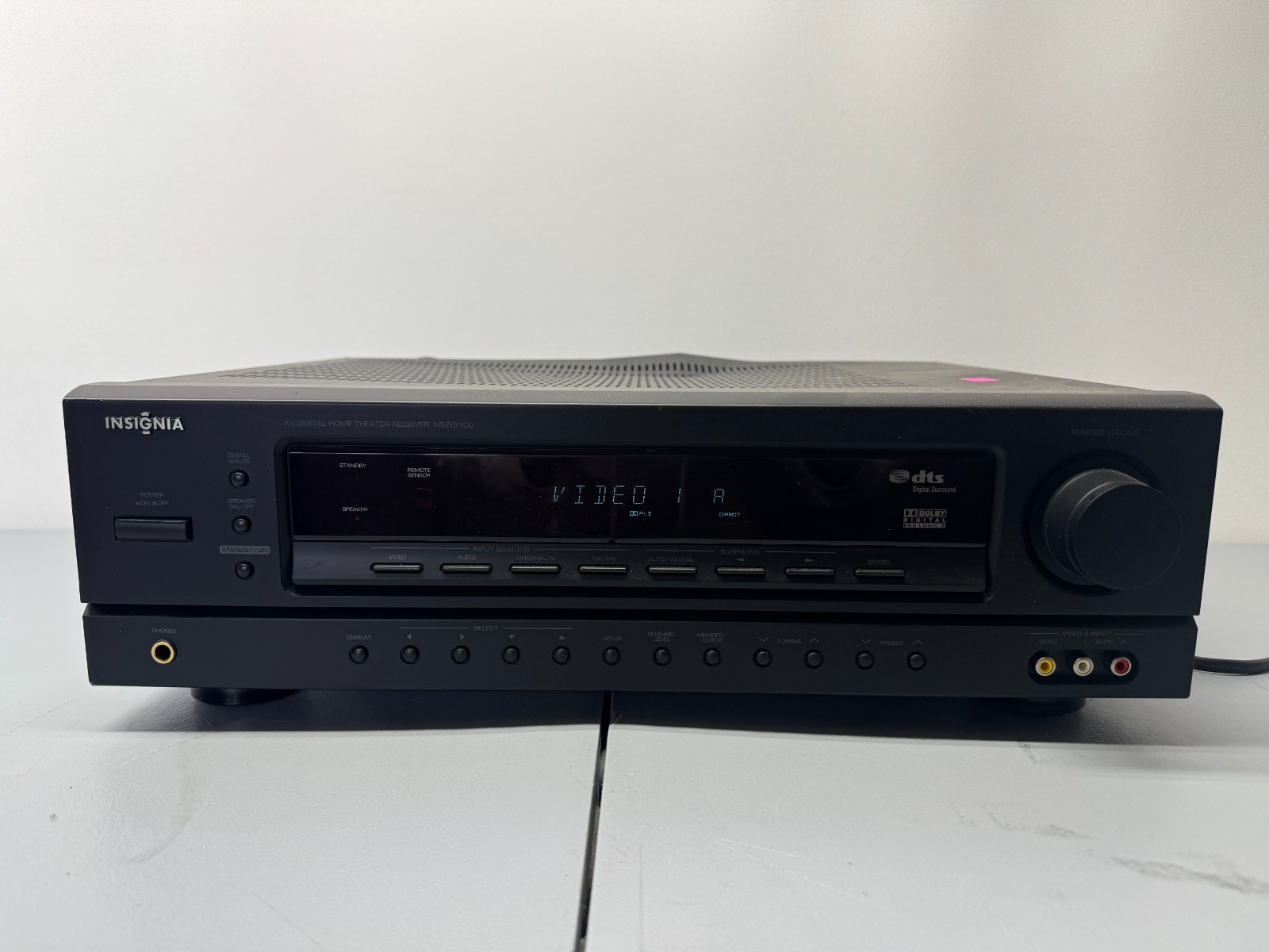 Insignia NS-R5100 Receiver HiFi Stereo 5.1 Channel Home Theater Audio AM/FM