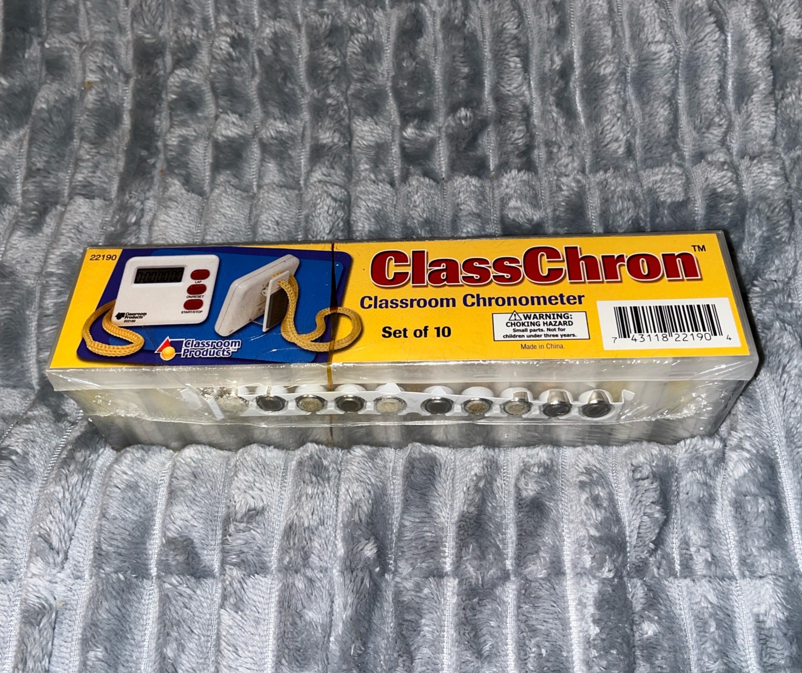 Classroom Products ClassChron Chronometer Student Timer 10 Pack Digital Sealed