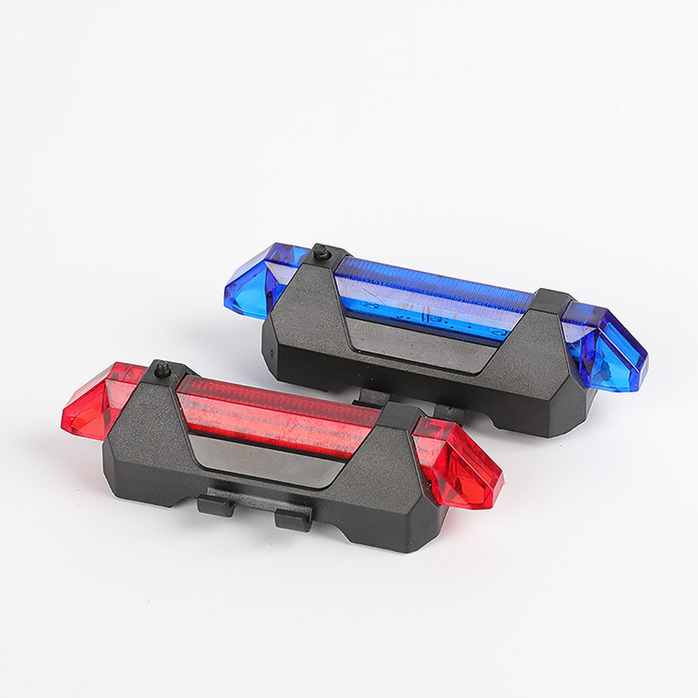 USB Rechargeable Bike Taillight with Red LED and Multiple Lighting Options