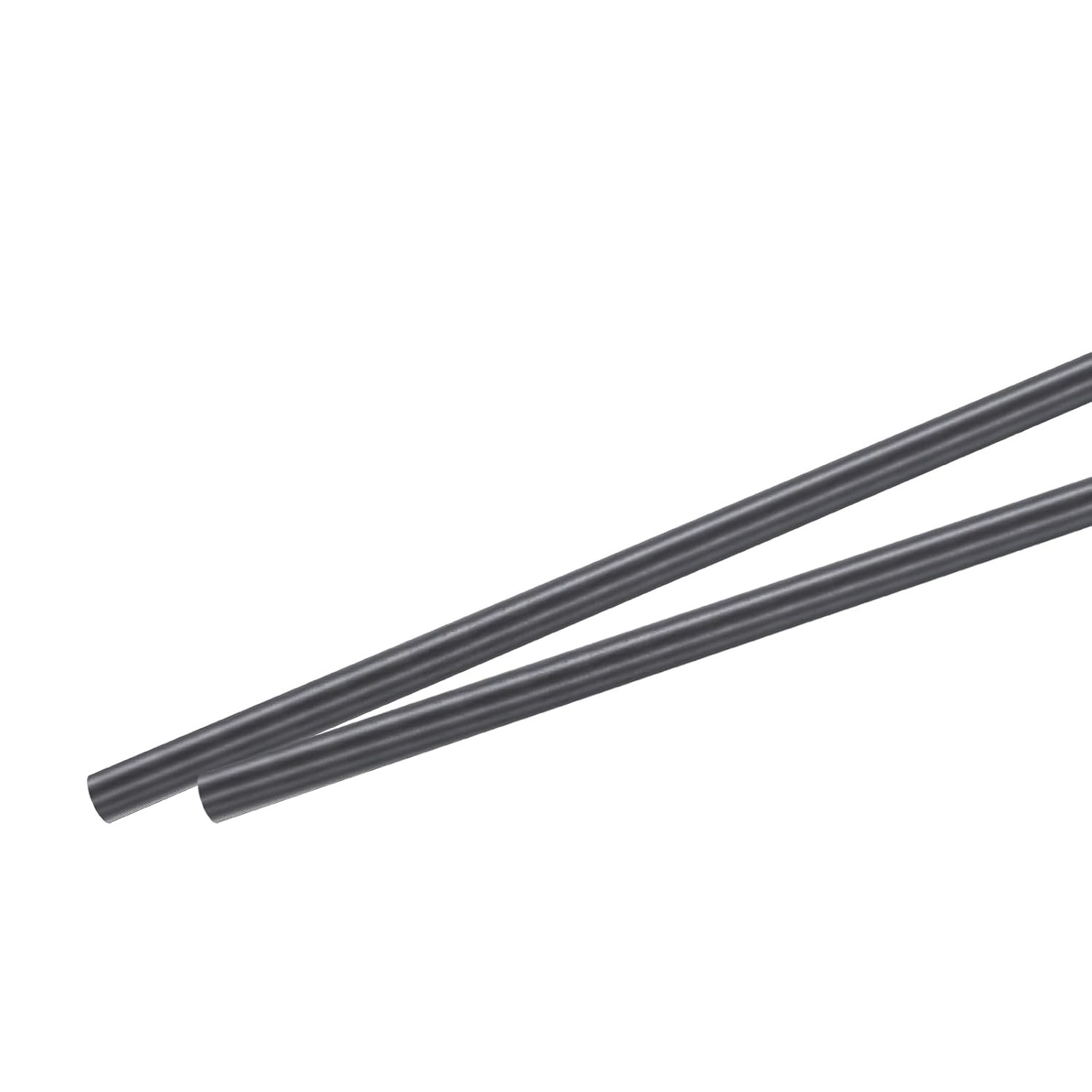 MECCANIXITY Carbon Fiber Rod, 10mm x 300mm Rod Bar x 300mm, black